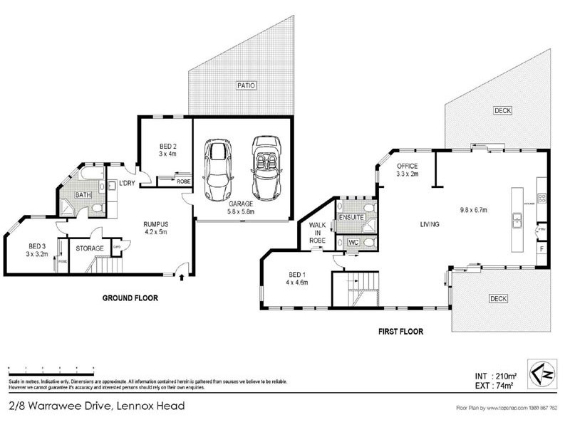 2/8 Warrawee Drive, Lennox Head NSW 2478 Floorplan