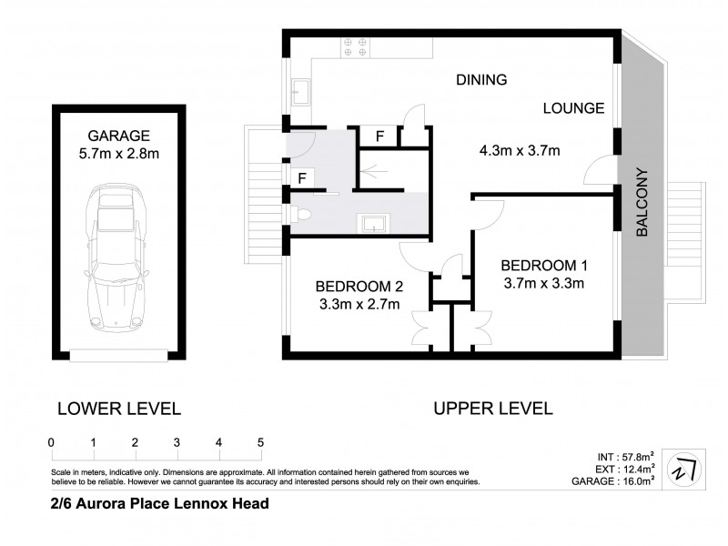 2/6 Aurora Place, Lennox Head NSW 2478 Floorplan