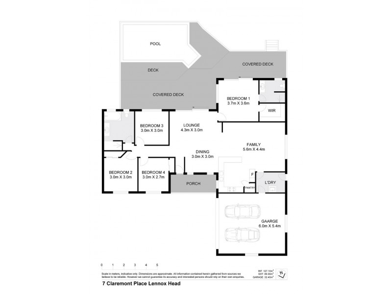 7 Claremont Place, Lennox Head NSW 2478 Floorplan