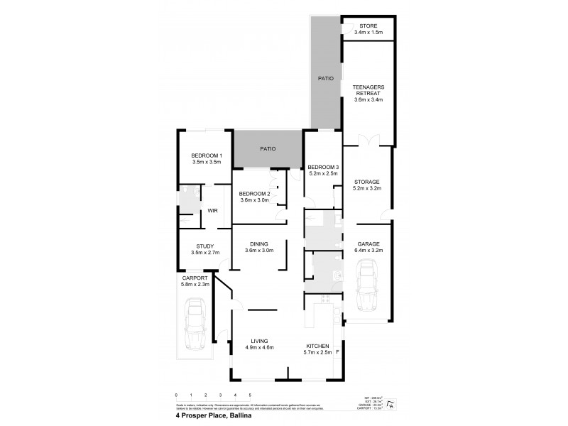 4 Prosper Place, Ballina NSW 2478 Floorplan