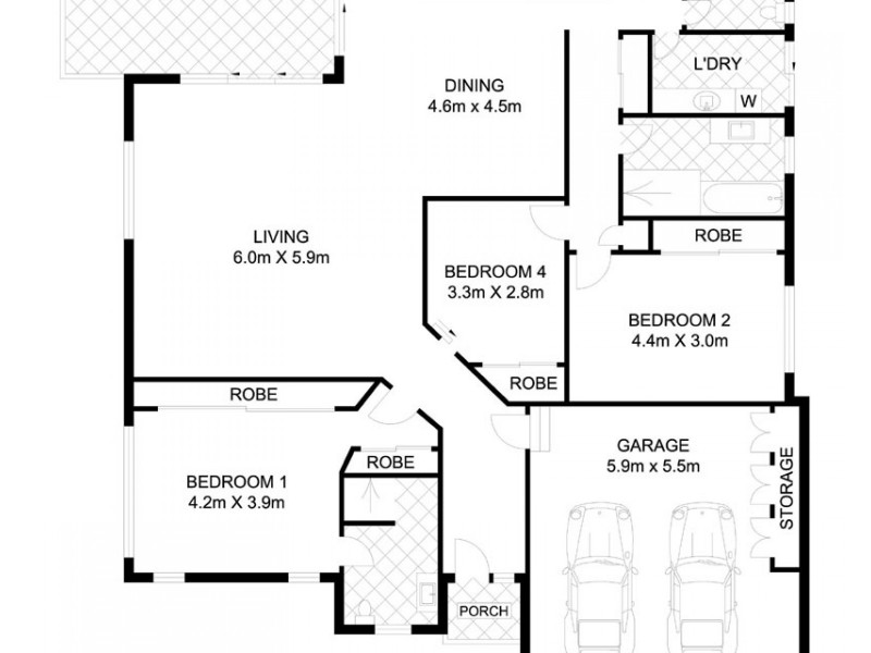 1/34 KILLARNEY CRESCENT, Lennox Head NSW 2478 Floorplan