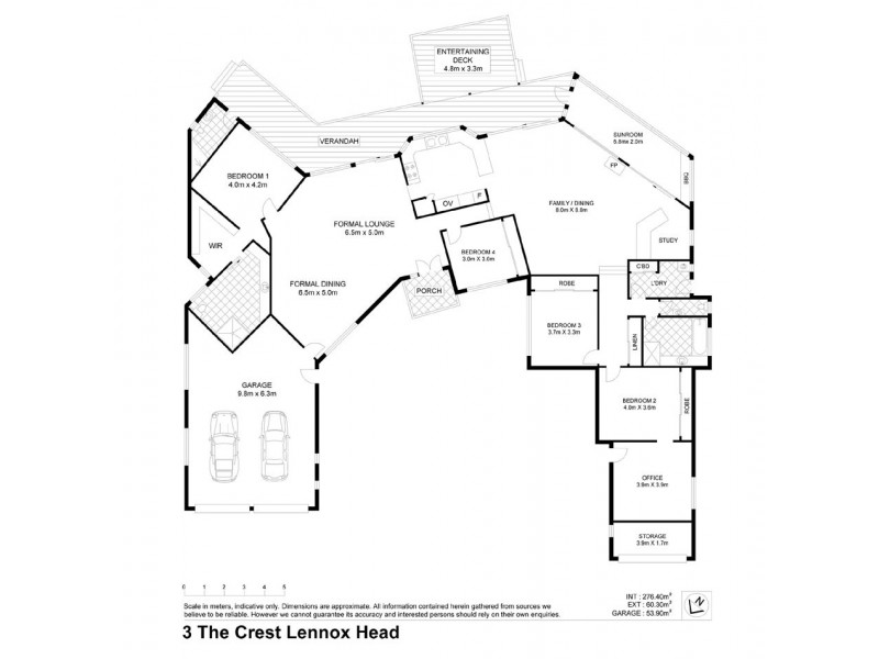 3 THE CREST, Lennox Head NSW 2478 Floorplan