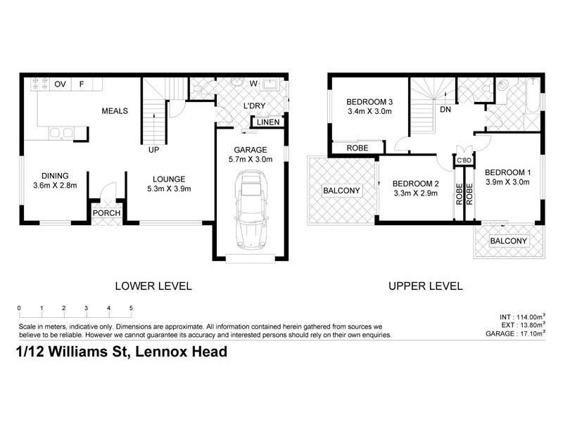1/12 WILLIAMS STREET, Lennox Head NSW 2478 Floorplan