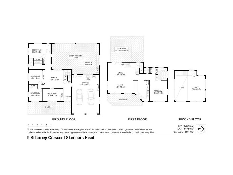 9 KILLARNEY CRESCENT, Skennars Head NSW 2478 Floorplan