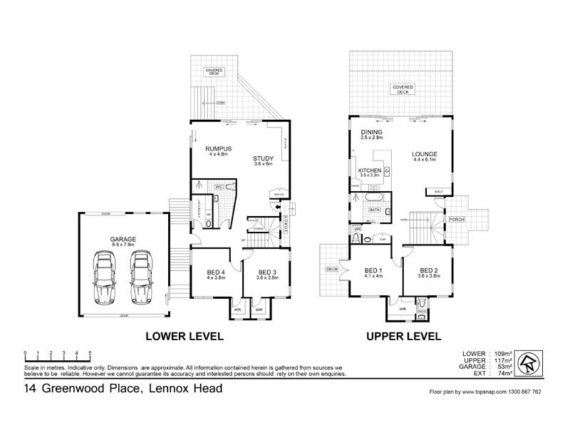14 Greenwood Place, Lennox Head NSW 2478 Floorplan
