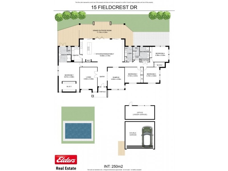 15 FIELDCREST DRIVE, Lennox Head NSW 2478 Floorplan