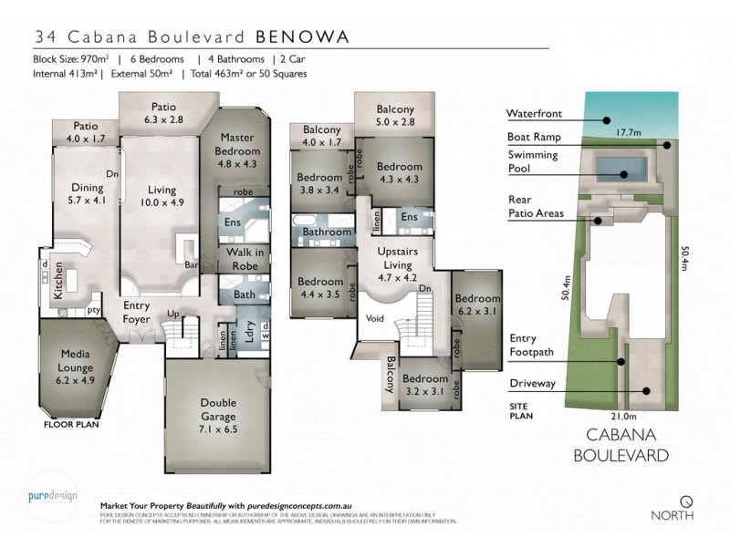 34 Cabana Boulevard, Benowa Waters QLD 4217 Floorplan