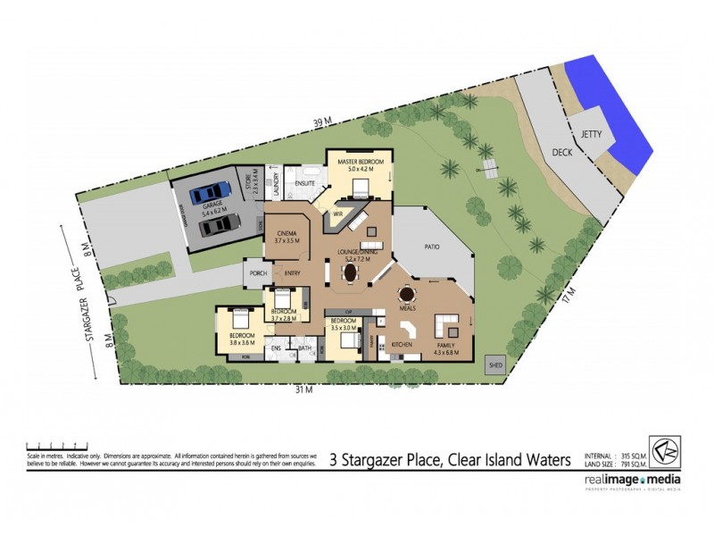 3 Stargazer Place, Clear Island Waters QLD 4226 Floorplan