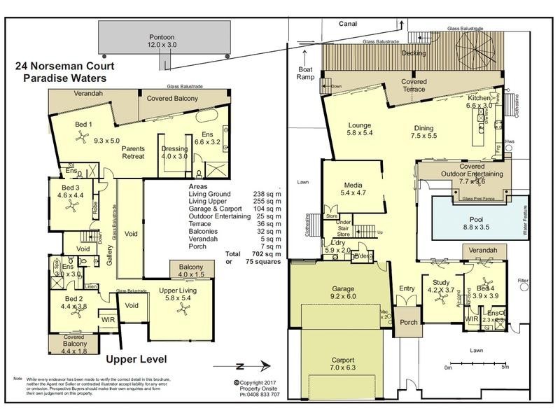 24 Norseman Court, Paradise Waters QLD 4217 Floorplan