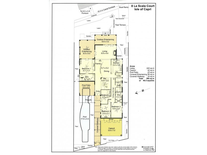 8 La Scala Court, Isle Of Capri QLD 4217 Floorplan
