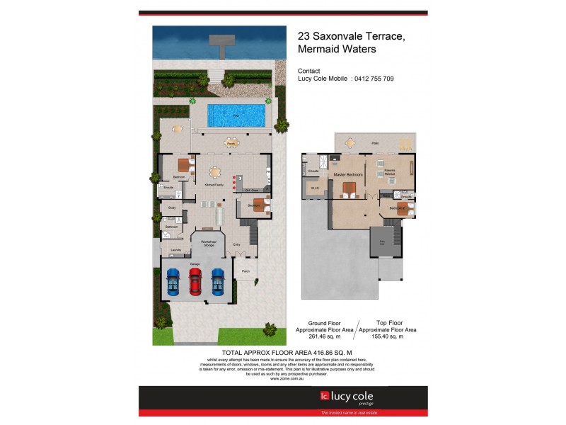 23 Saxonvale Terrace, Mermaid Waters QLD 4218 Floorplan