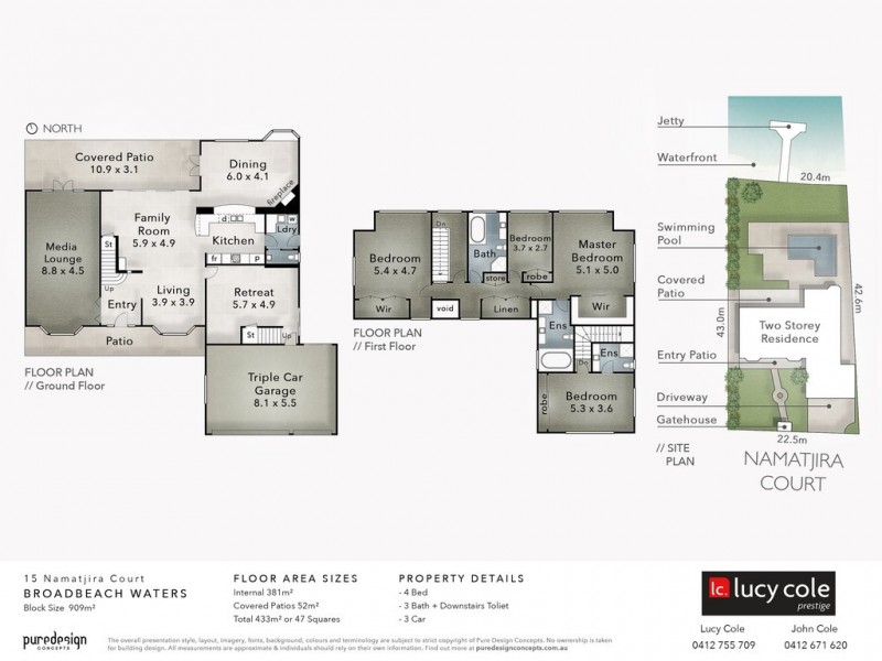 15 Namatjira Court, Broadbeach Waters QLD 4218 Floorplan