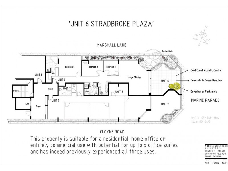 6/66 Marine Parade, Southport QLD 4215 Floorplan