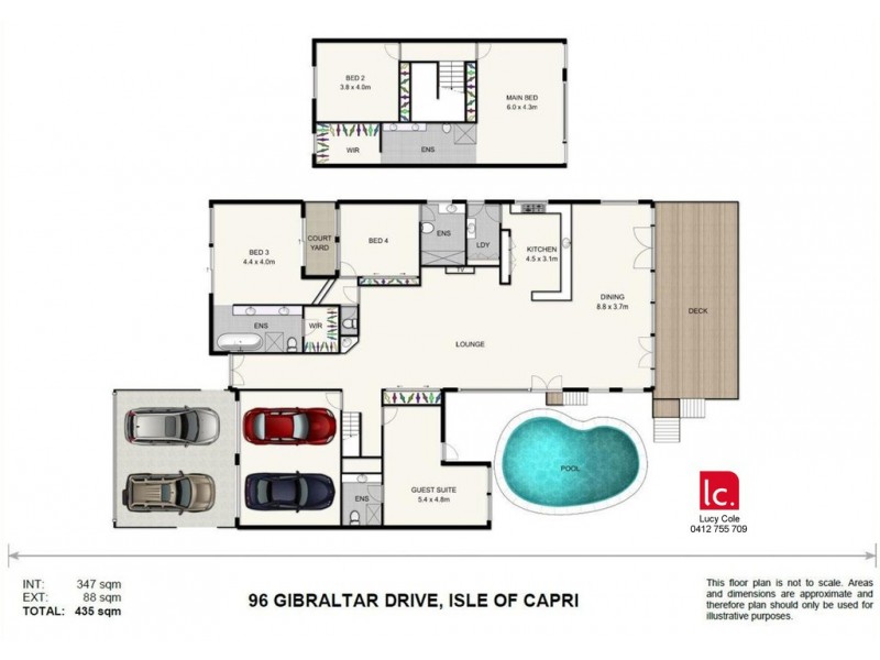 96 Gibraltar Drive, Isle Of Capri QLD 4217 Floorplan