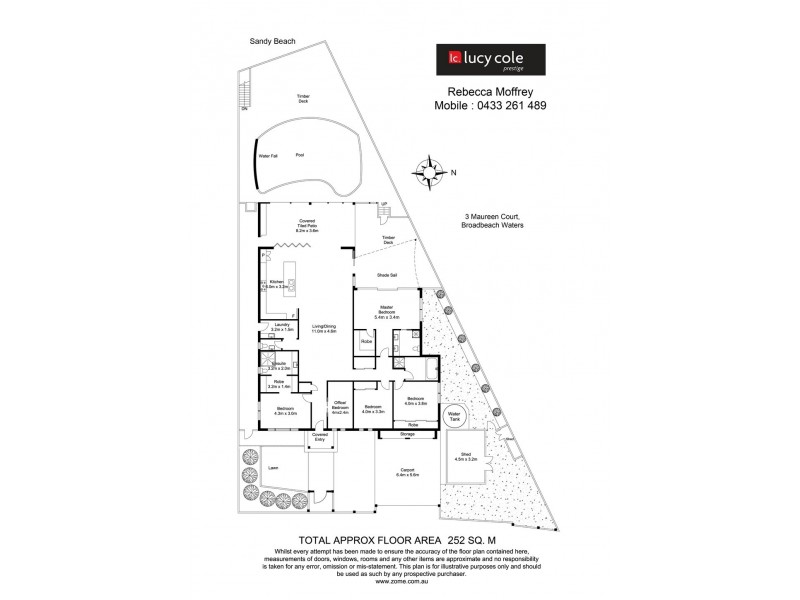 3 Maureen Court, Broadbeach Waters QLD 4218 Floorplan