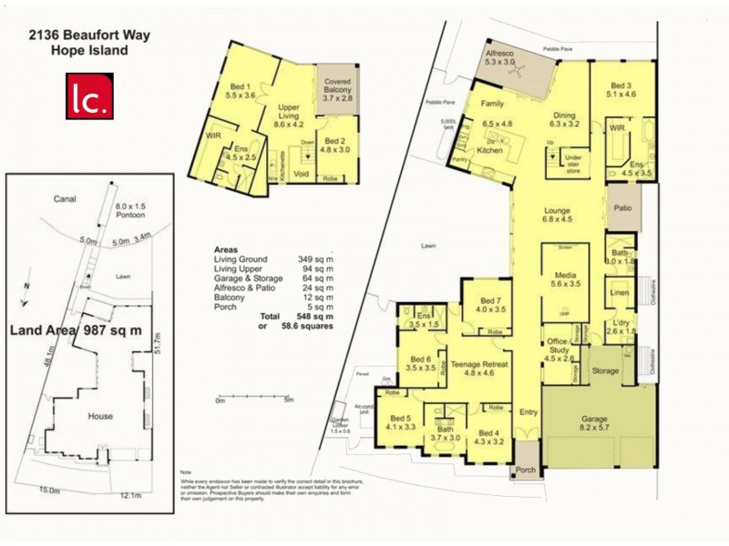 2136 Beaufort Way, Hope Island QLD 4212 Floorplan