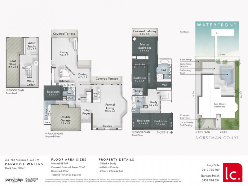 34 Norseman Court, Paradise Waters QLD 4217 Floorplan