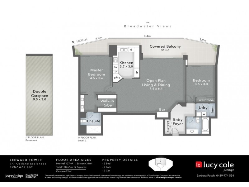 7/7 “Leeward Tower” Oatland Esplanade, Runaway Bay QLD 4216 Floorplan