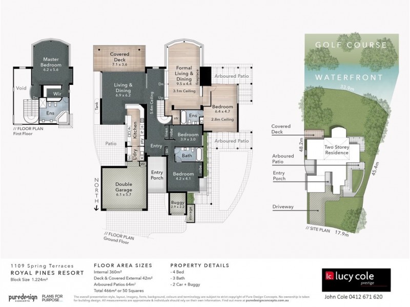 1109 ‘Spring Terraces’ Ross Street, Benowa QLD 4217 Floorplan