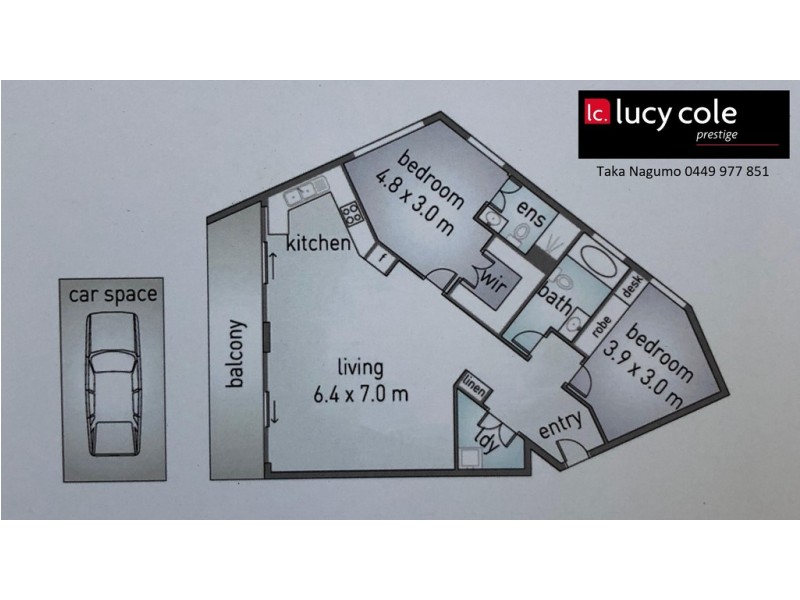 42/37 Monaco Street, Surfers Paradise QLD 4217 Floorplan