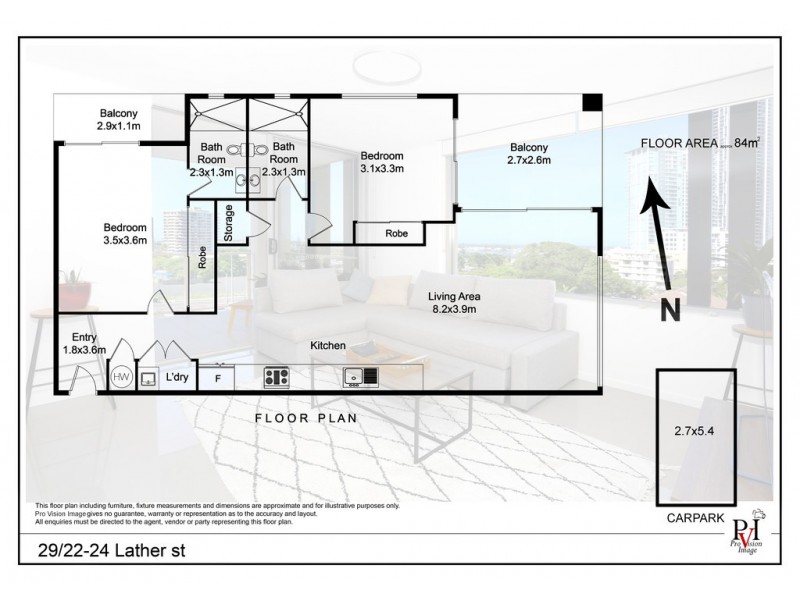 29/22-24 Lather Street, Southport QLD 4215 Floorplan