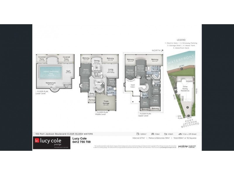 132 Port Jackson Blvd, Clear Island Waters QLD 4226 Floorplan