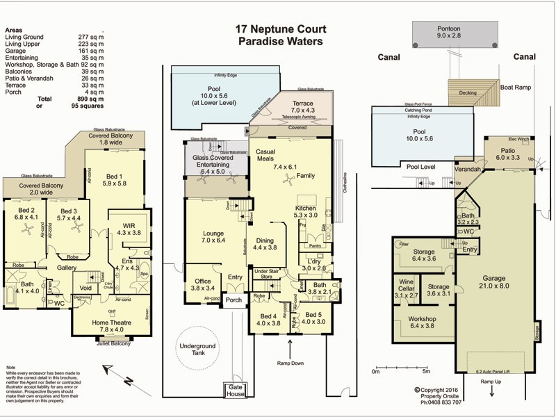 17 Neptune Court, Paradise Waters QLD 4217 Floorplan