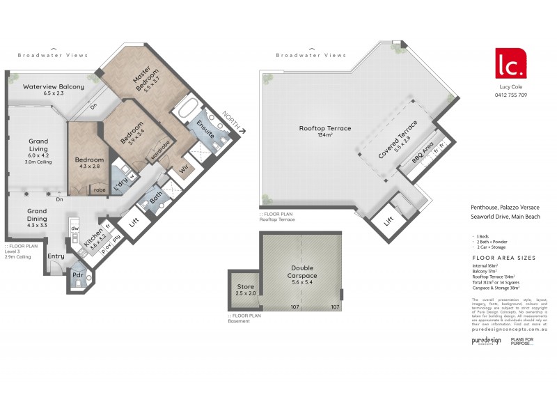 Versace Seaworld Drive, Main Beach QLD 4217 Floorplan