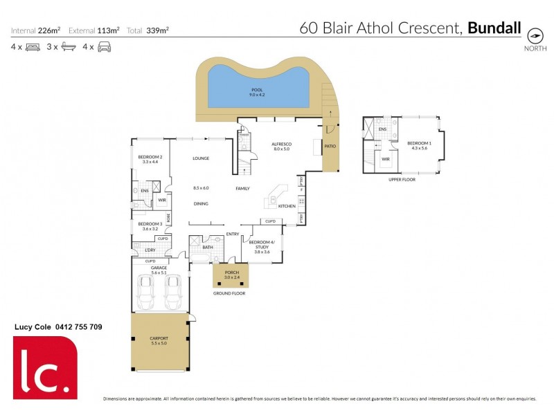 60 Blair Athol Crescent, Sorrento QLD 4217 Floorplan