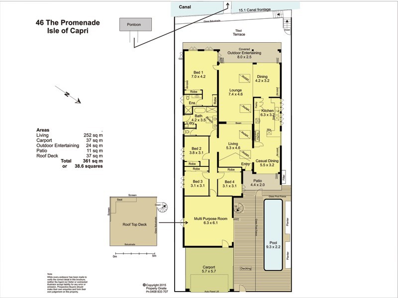 46 The Promenade, Isle Of Capri QLD 4217 Floorplan