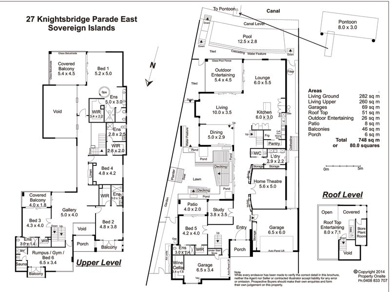 27 Knightsbridge Parade East, Sovereign Islands QLD 4216 Floorplan