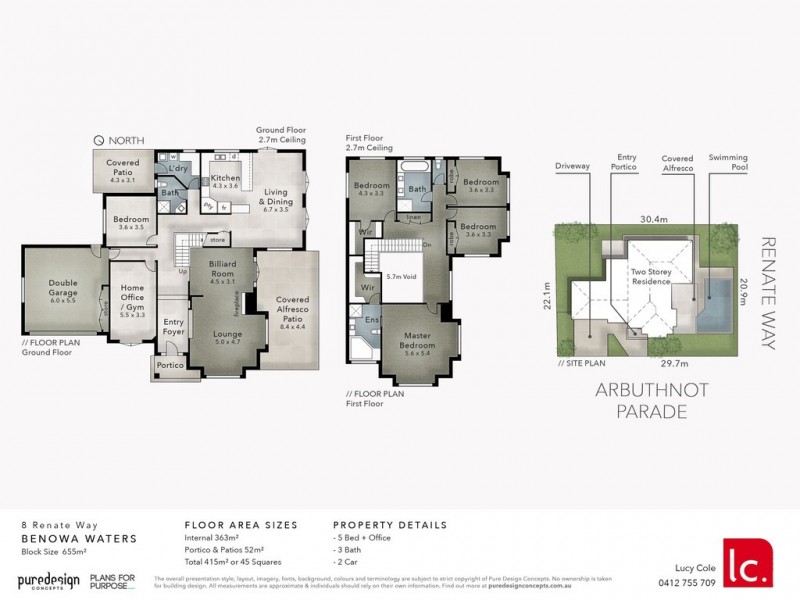 8 Renate Way, Benowa Waters QLD 4217 Floorplan