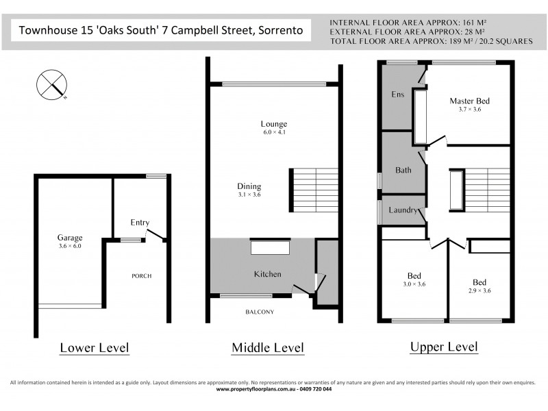 15/7 ‘Oaks South’ Campbell Street, Sorrento QLD 4217 Floorplan