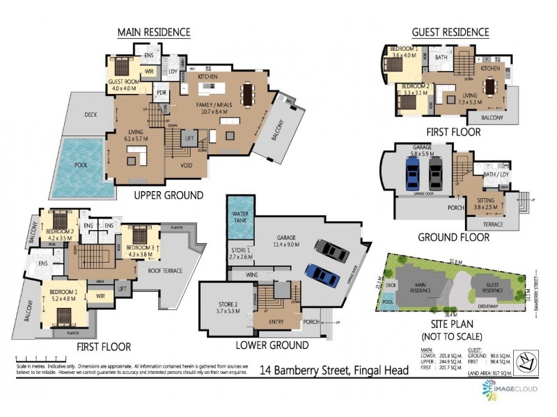 14 Bamberry Street, Fingal Head NSW 2487 Floorplan