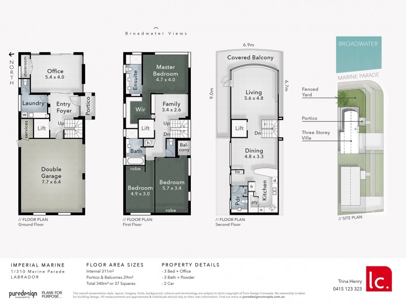1/310 ‘Imperial Marine’ Marine Parade, Labrador QLD 4215 Floorplan