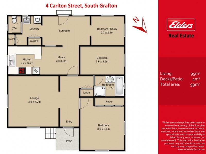 4 Carlton Street, South Grafton NSW 2460 Floorplan