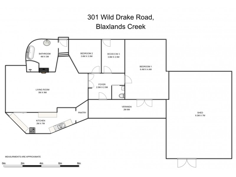 301 WILD DRAKE ROAD, Blaxlands Creek NSW 2460 Floorplan