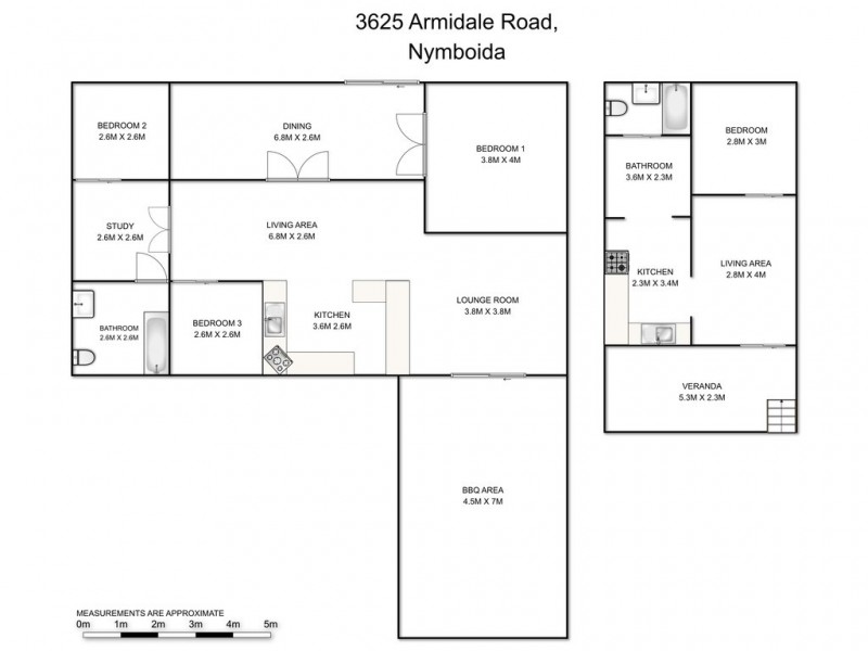 3625 Armidale Road, Nymboida NSW 2460 Floorplan