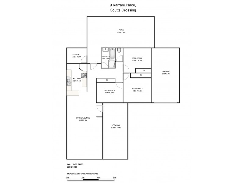 9 Kerrani Place, Coutts Crossing NSW 2460 Floorplan