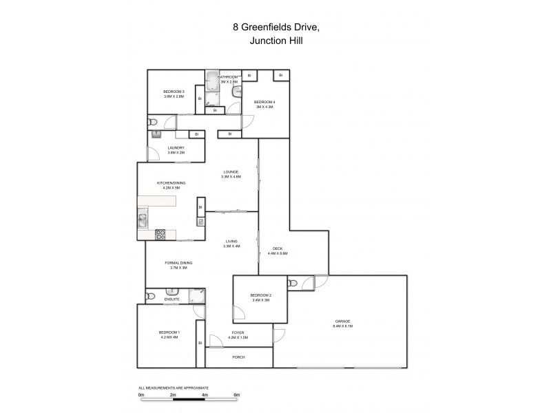8 Greenfields Drive, Junction Hill NSW 2460 Floorplan