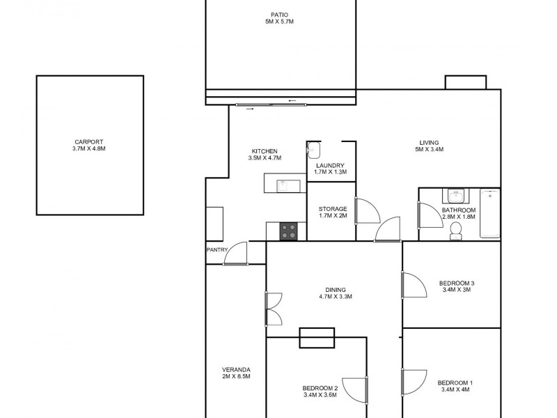 141 Oliver Street, Grafton NSW 2460 Floorplan