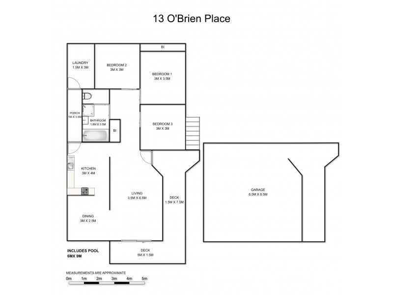 13 O’Brien Place, South Grafton NSW 2460 Floorplan
