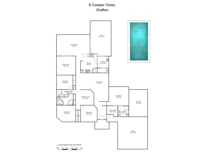 8 Cowper Close, Grafton NSW 2460 Floorplan