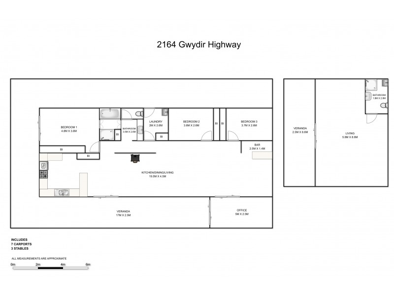 2164 Gwydir Highway, Ramornie NSW 2460 Floorplan