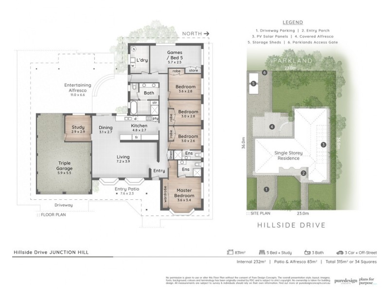 10 Hillside Drive, Junction Hill NSW 2460 Floorplan