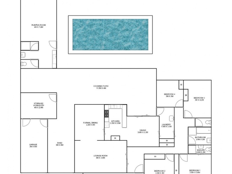 1 Acacia Street, Junction Hill NSW 2460 Floorplan