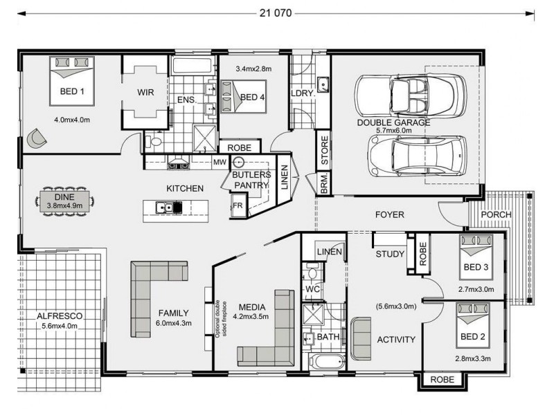 14 Attwater Close, Junction Hill NSW 2460 Floorplan