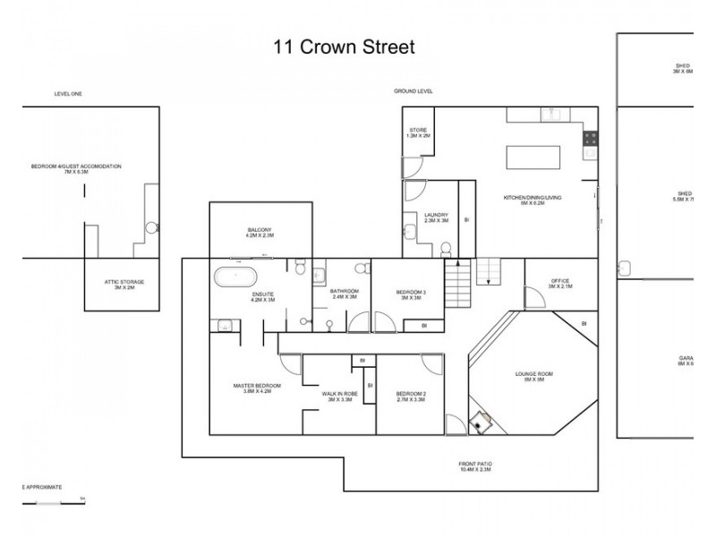 11 Crown Street, Grafton NSW 2460 Floorplan