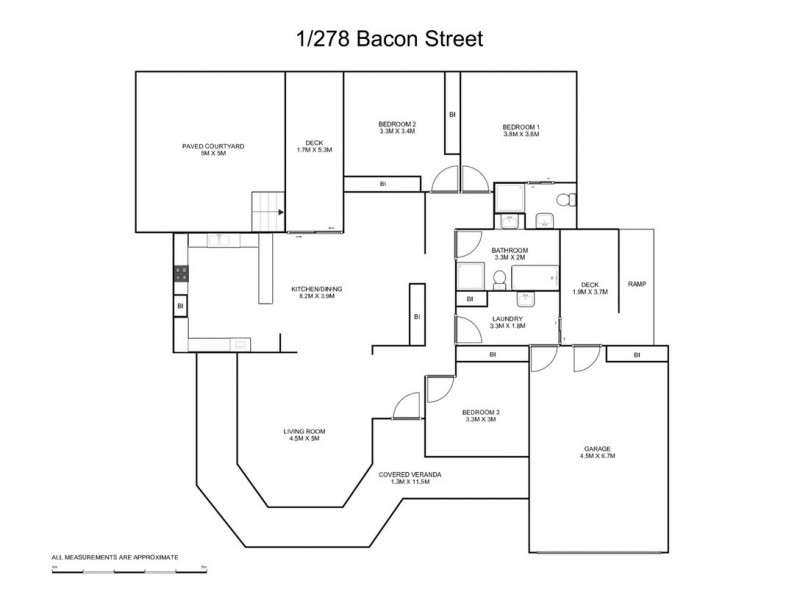 1/278 Bacon Street, Grafton NSW 2460 Floorplan