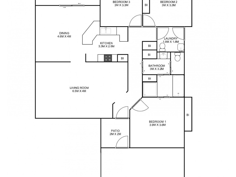 4/14 Poplar Drive, Grafton NSW 2460 Floorplan
